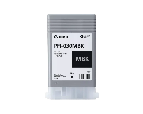 Canon Ink Tank PFI-030MBK - Pigment Matte Black Ink Tank 55ml